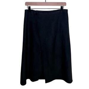 CLUB MONACO wool wrap a line midi skirt 4